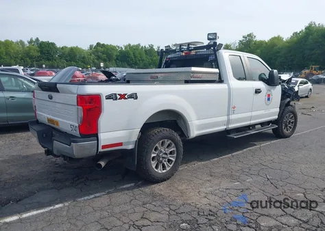 2021 Ford F-250 Xl из США, поврежденный, VIN 1FT7X2B60MEC39239